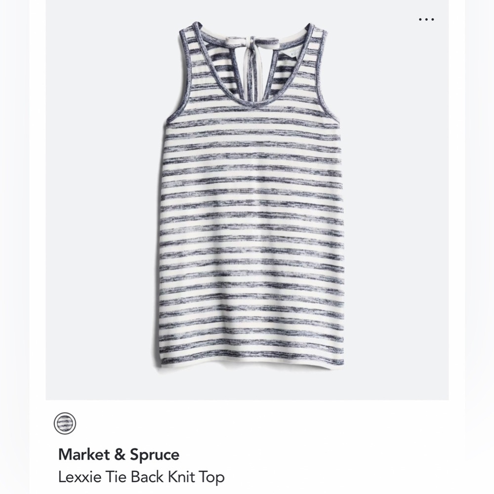 Market & Spruce
Lexxie Tie Back Knit Top size small